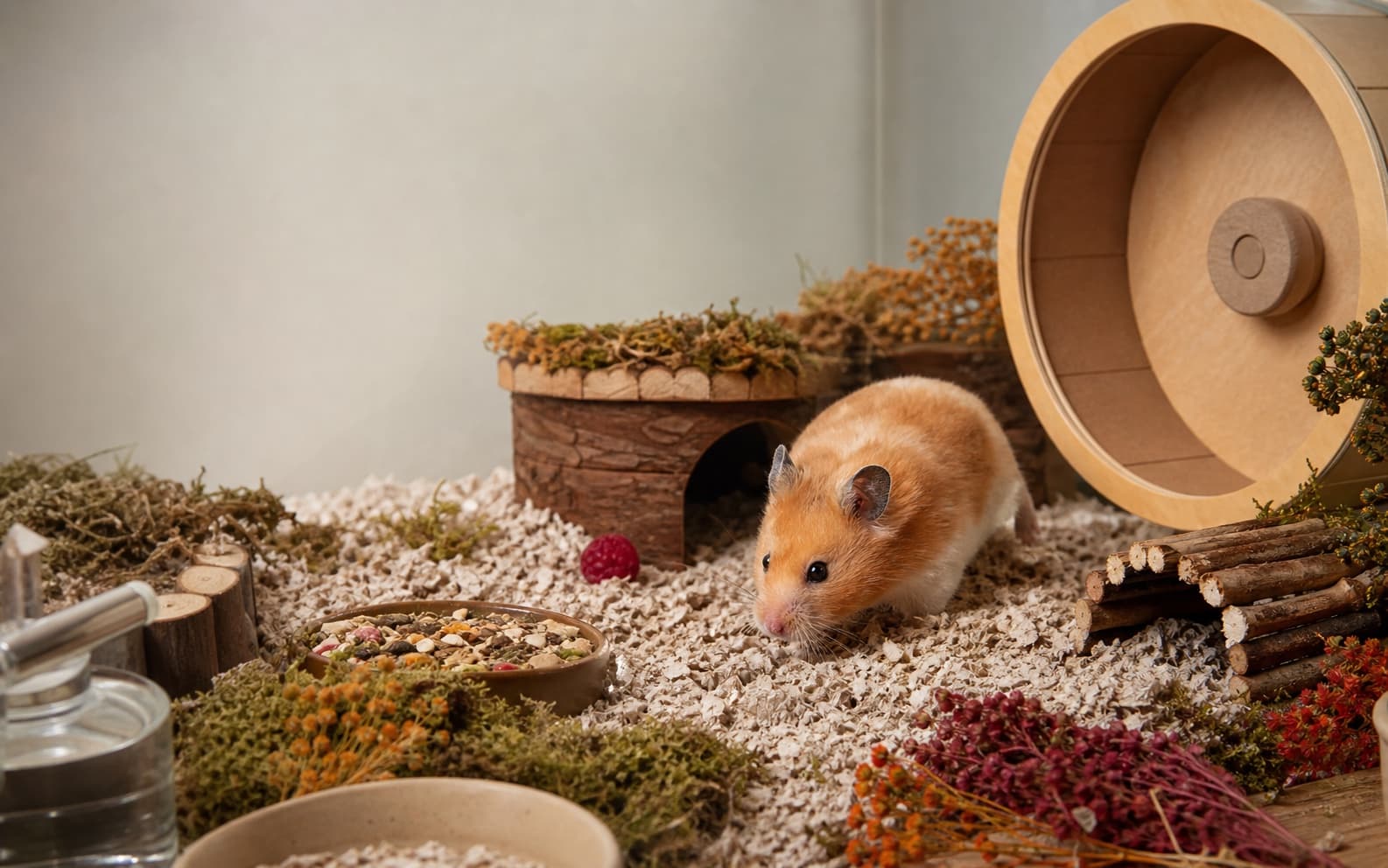 Can hamsters live together? Plan around one secure home