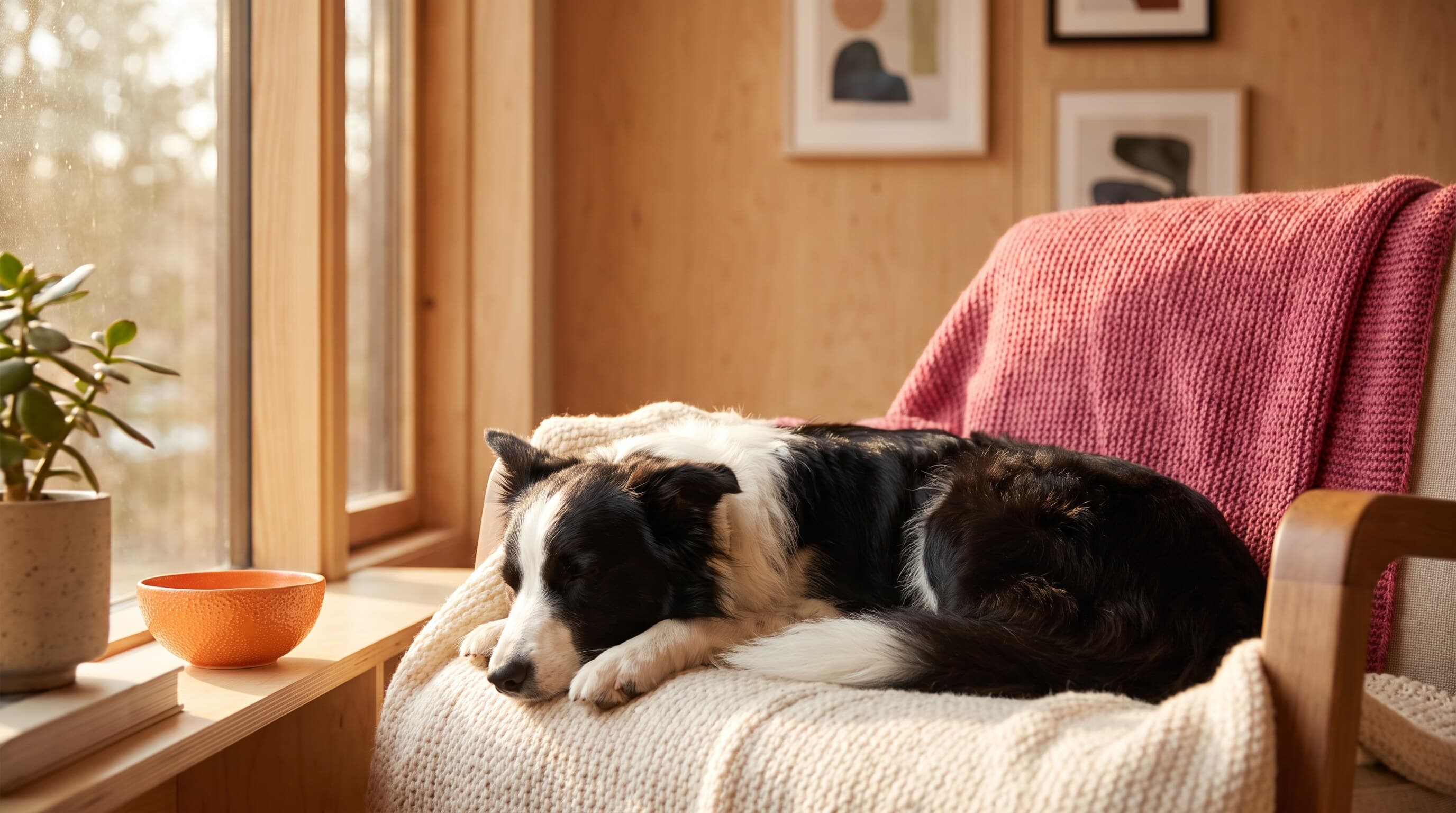 How to calm a dog during fireworks and storms