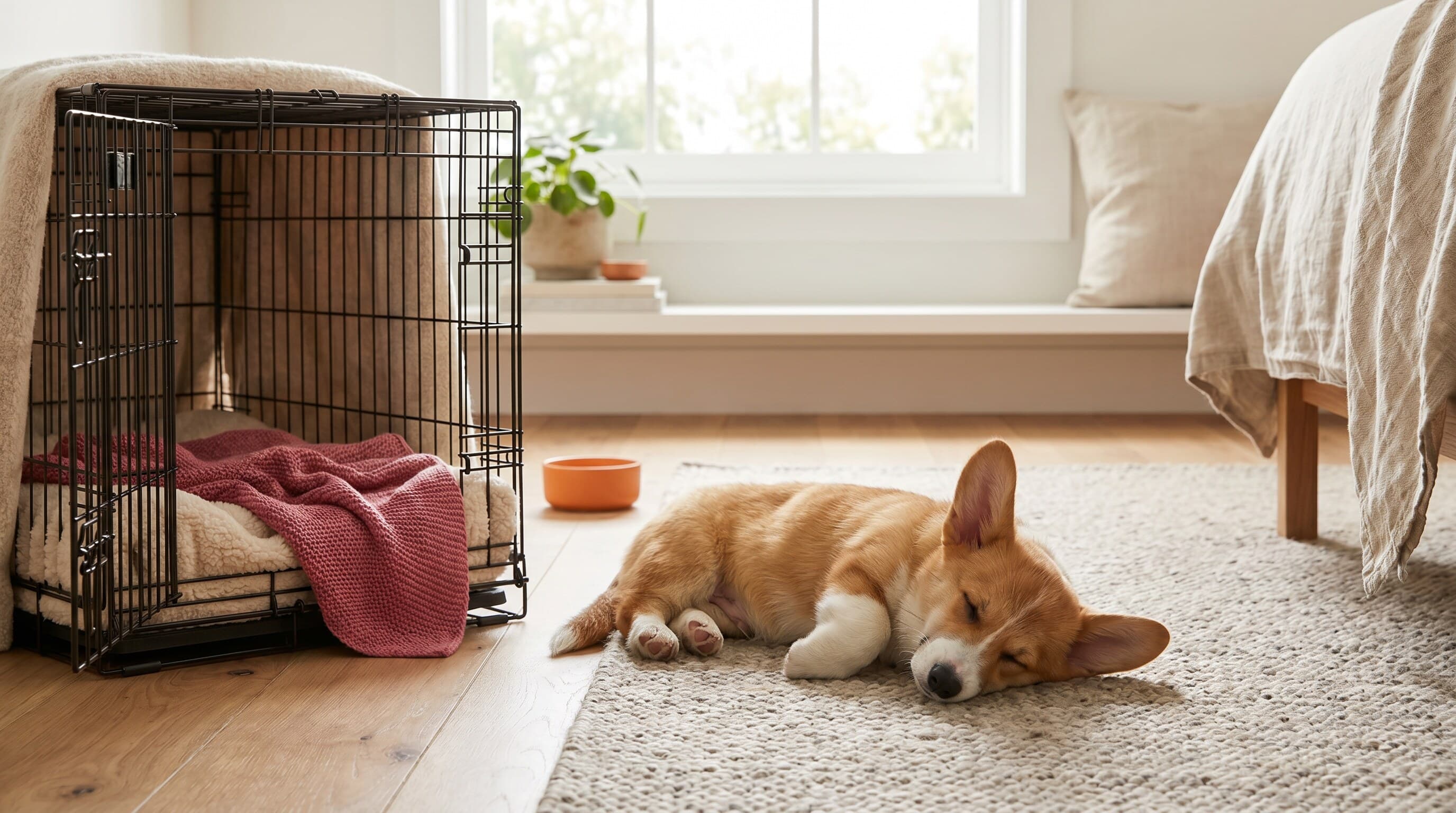 How to crate train a puppy