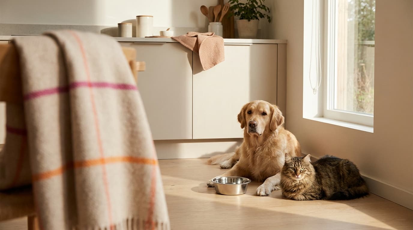 Signs of food poisoning in dogs and cats, and when to call your vet