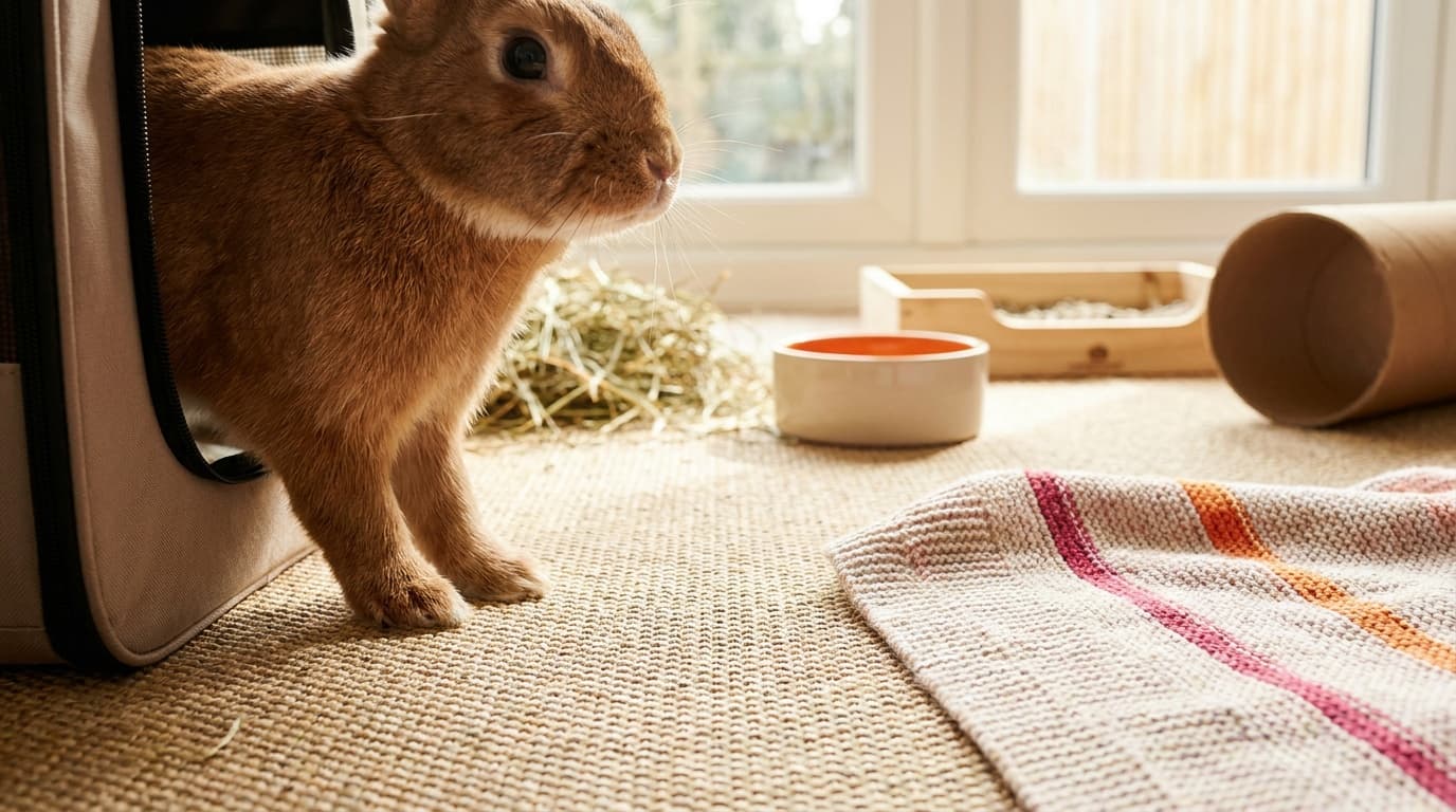 Your rabbit's first week at home