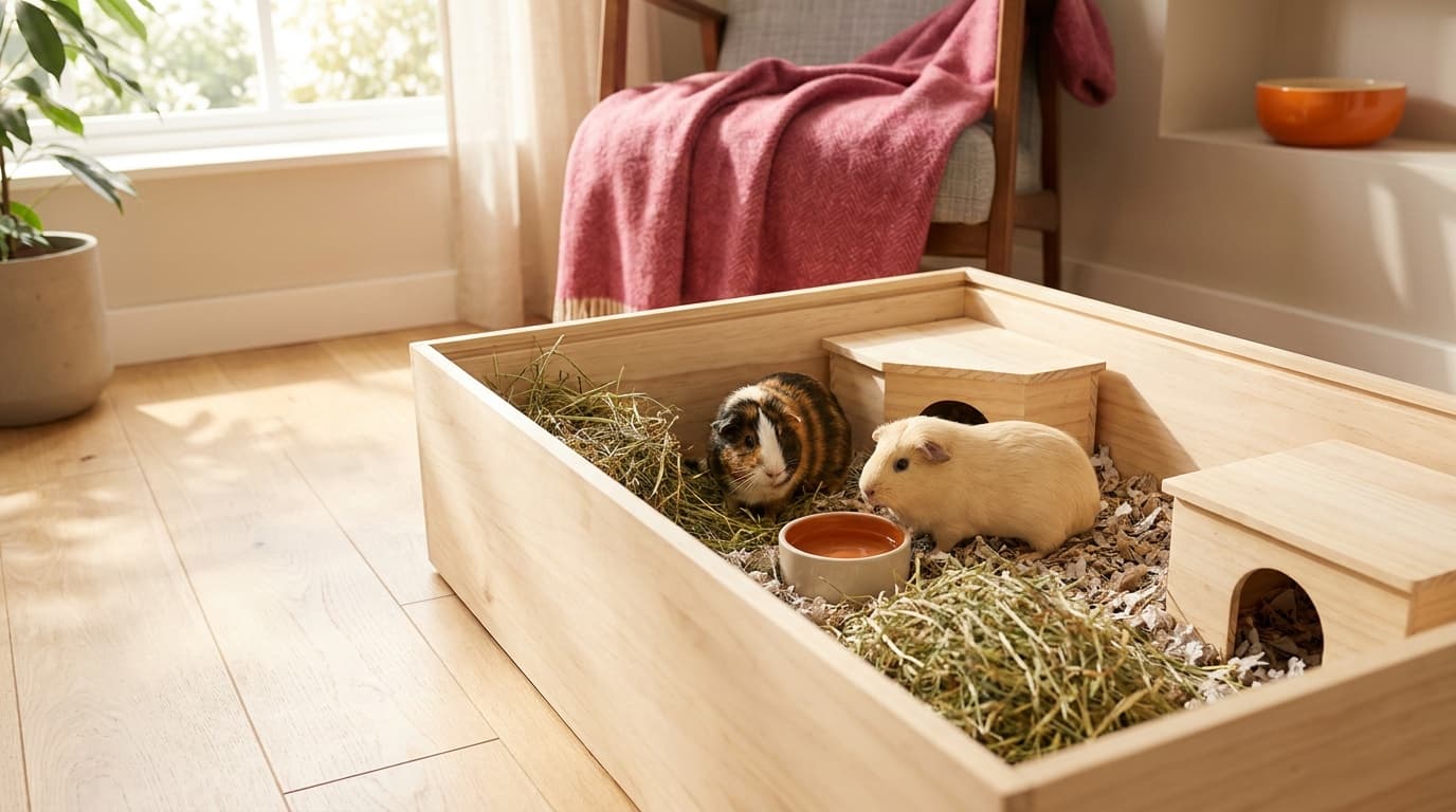 Guinea pig care basics for the first week