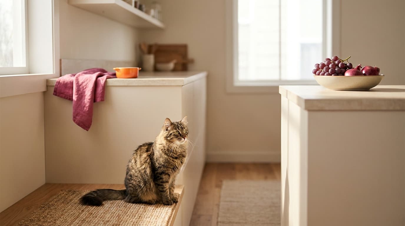 What human foods are dangerous for cats