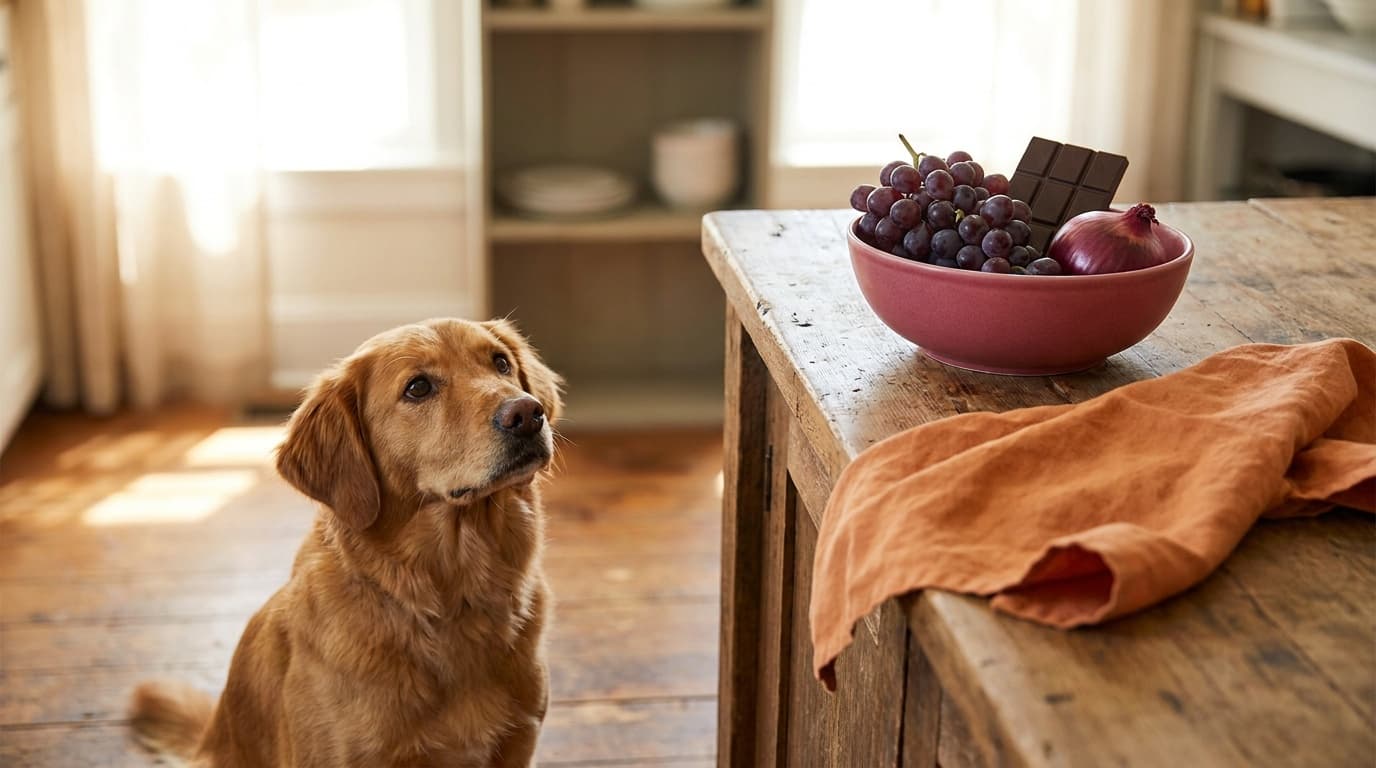 What human foods are dangerous for dogs