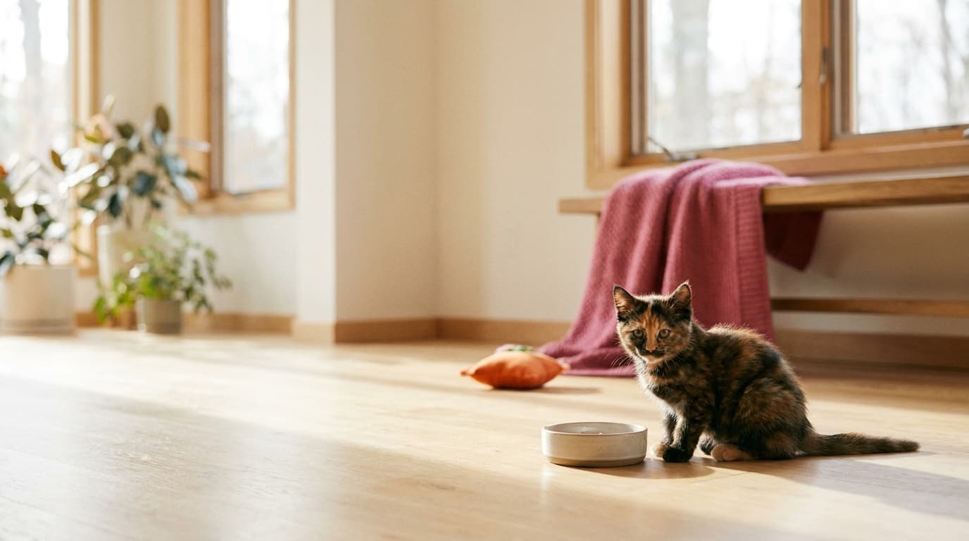Kitten feeding schedule by age: from weaning to adult
