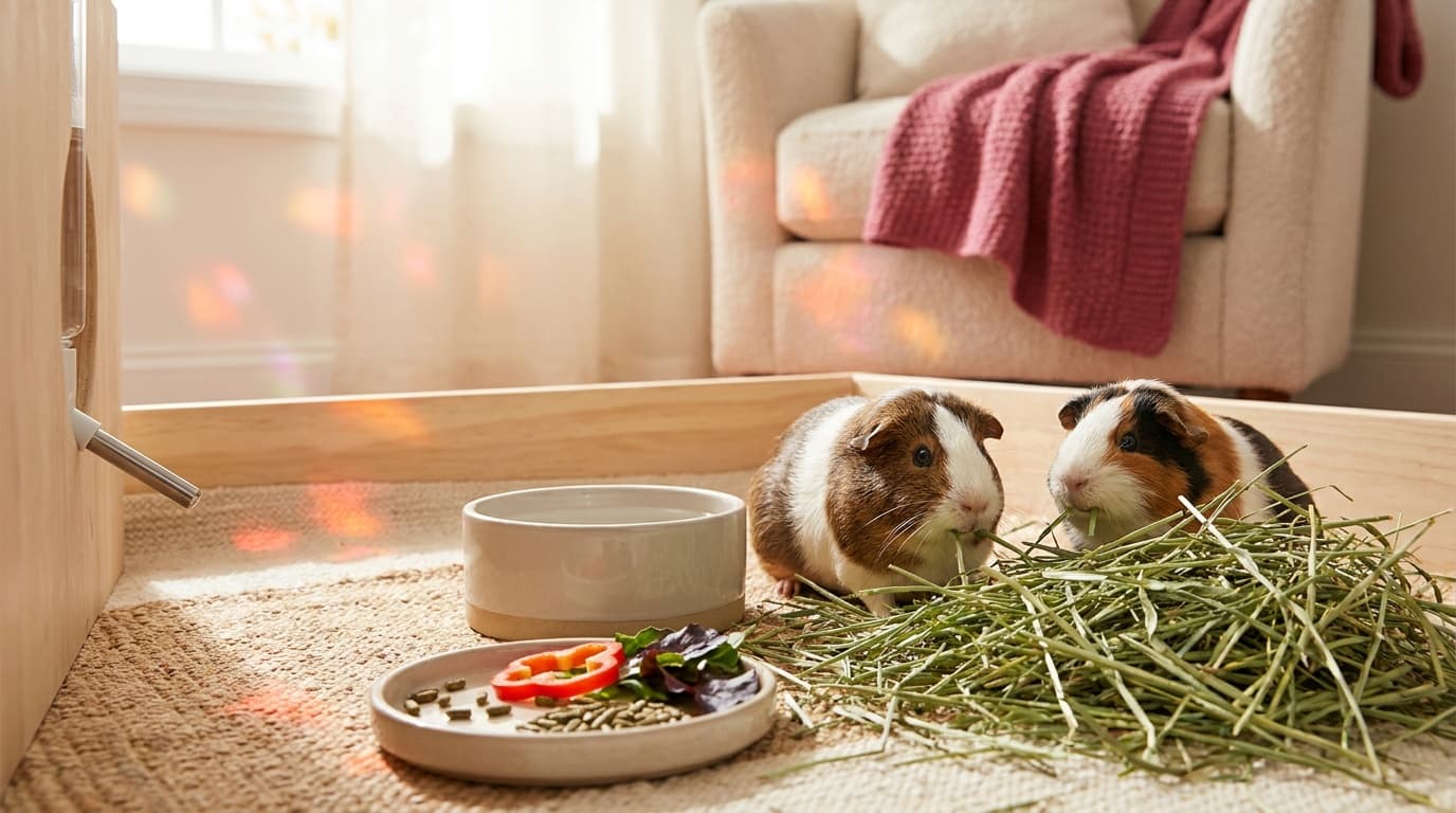 What do guinea pigs eat