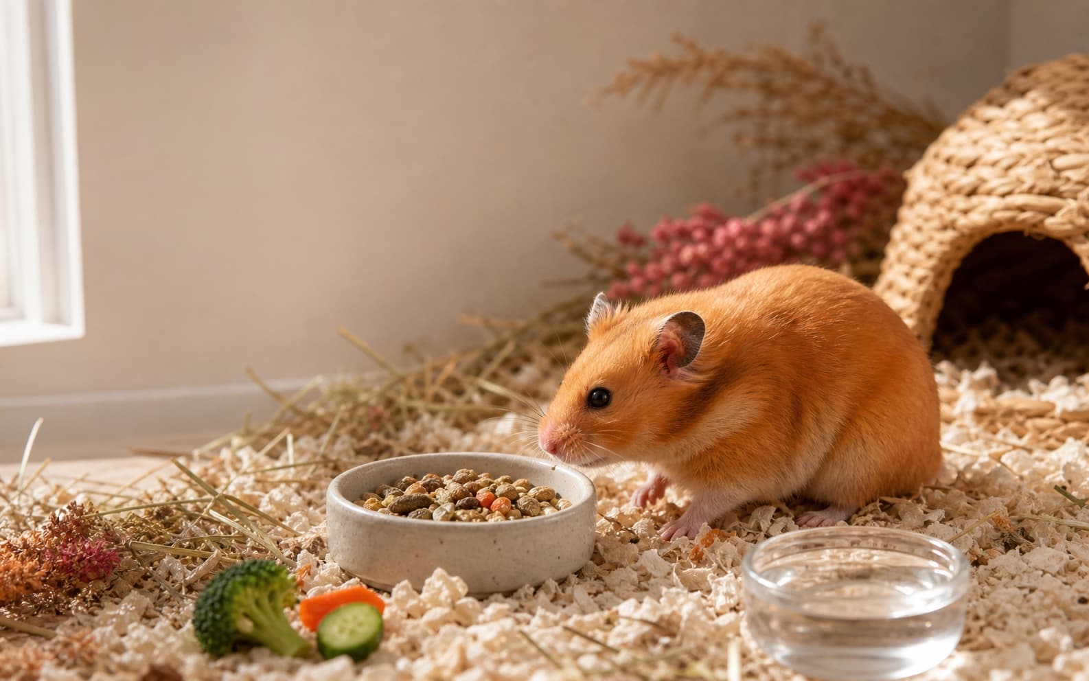 What do hamsters eat? Build a steady feeding routine