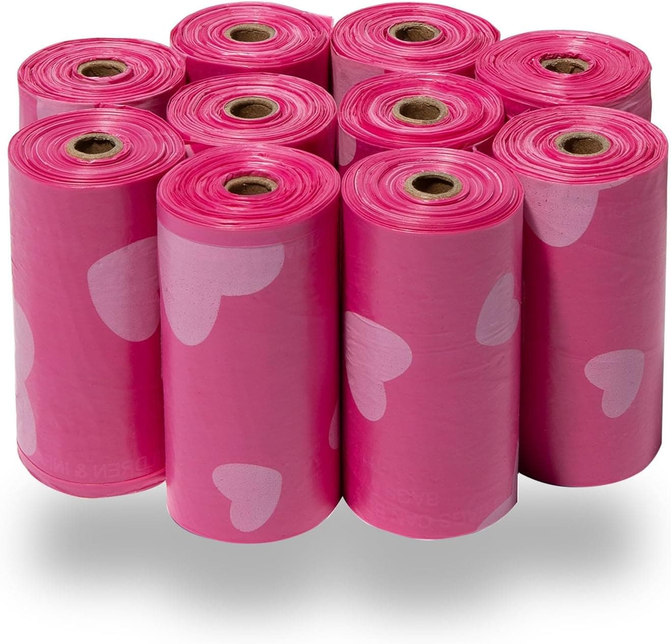 Best Pet Supplies Dog Poop Bags, Leak Proof and Tear Resistant Thick Plastic Rolls, 150 Bags