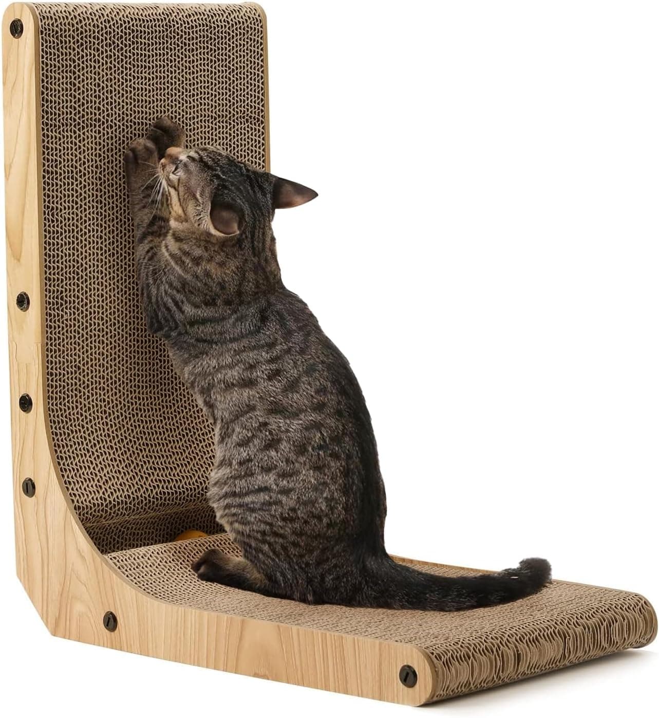 FUKUMARU L-Shape Wall Mounted Cat Scratcher