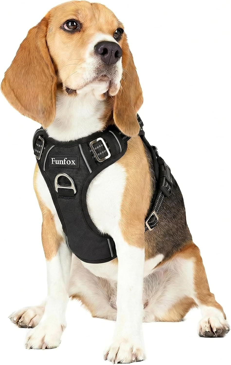 Funfox No Pull Dog Harness with Vertical Handle