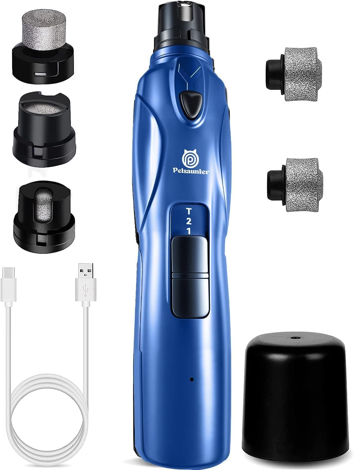 Petsaunter Dog Nail Grinder with Touch Switch