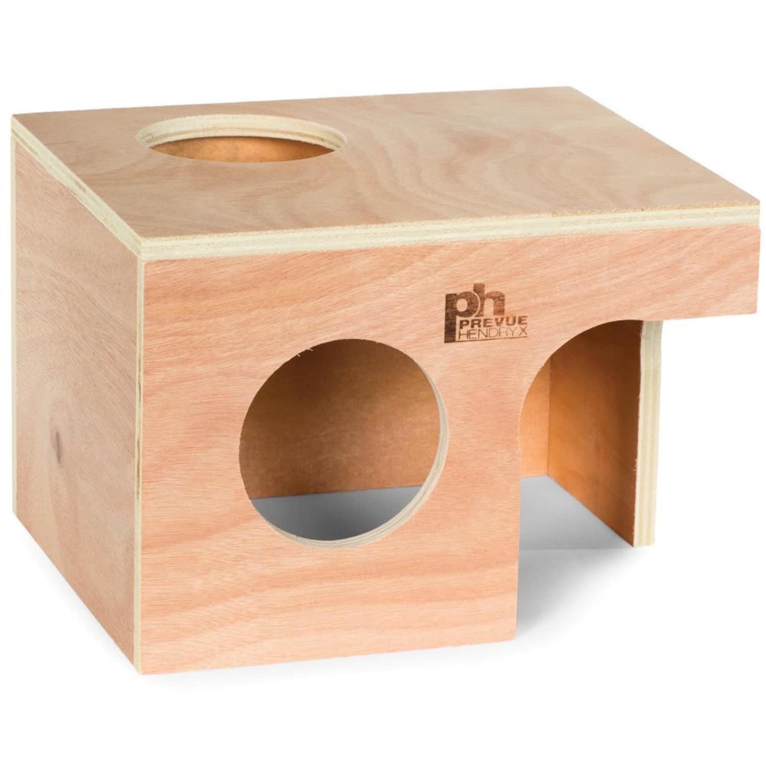 Prevue Wood Guinea Pig Hut 1122 with its two round holes and larger corner opening