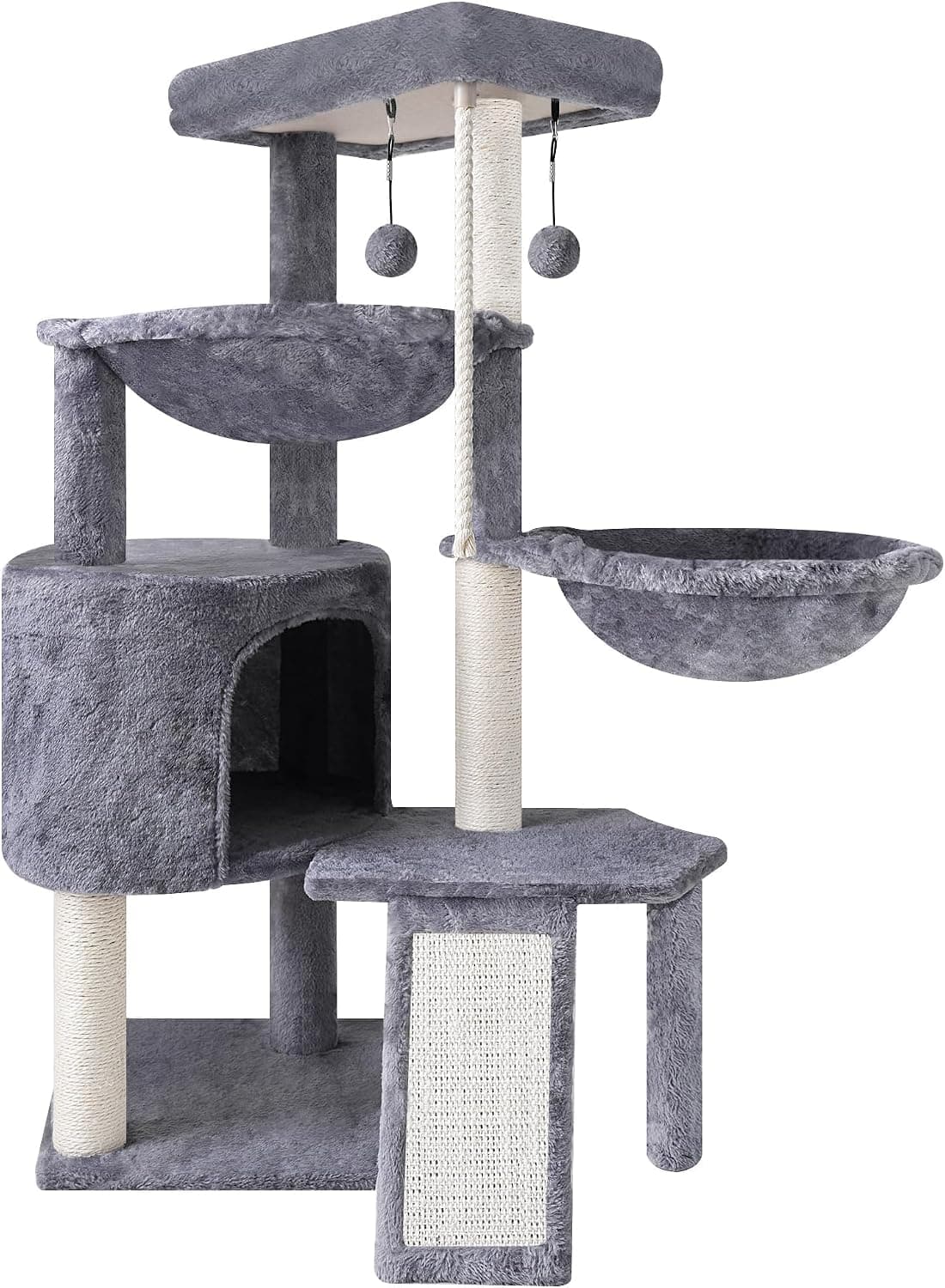 Smouatou 3-Tier Cat Tree Tower
