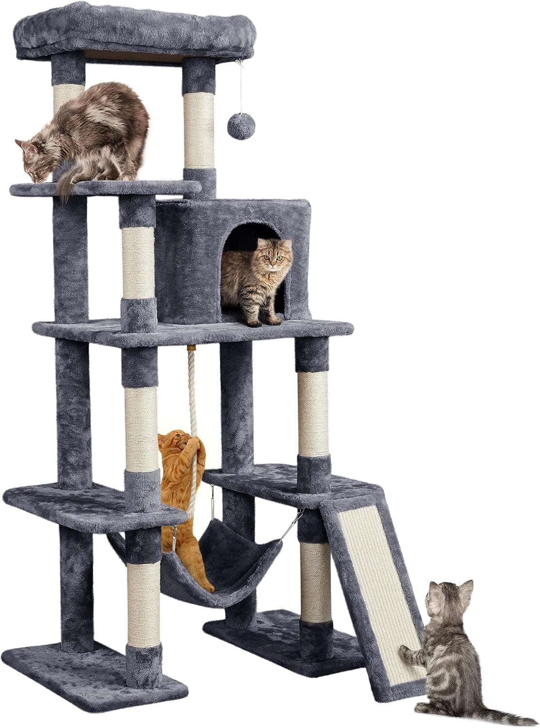 Yaheetech 63-Inch Large Cat Tree