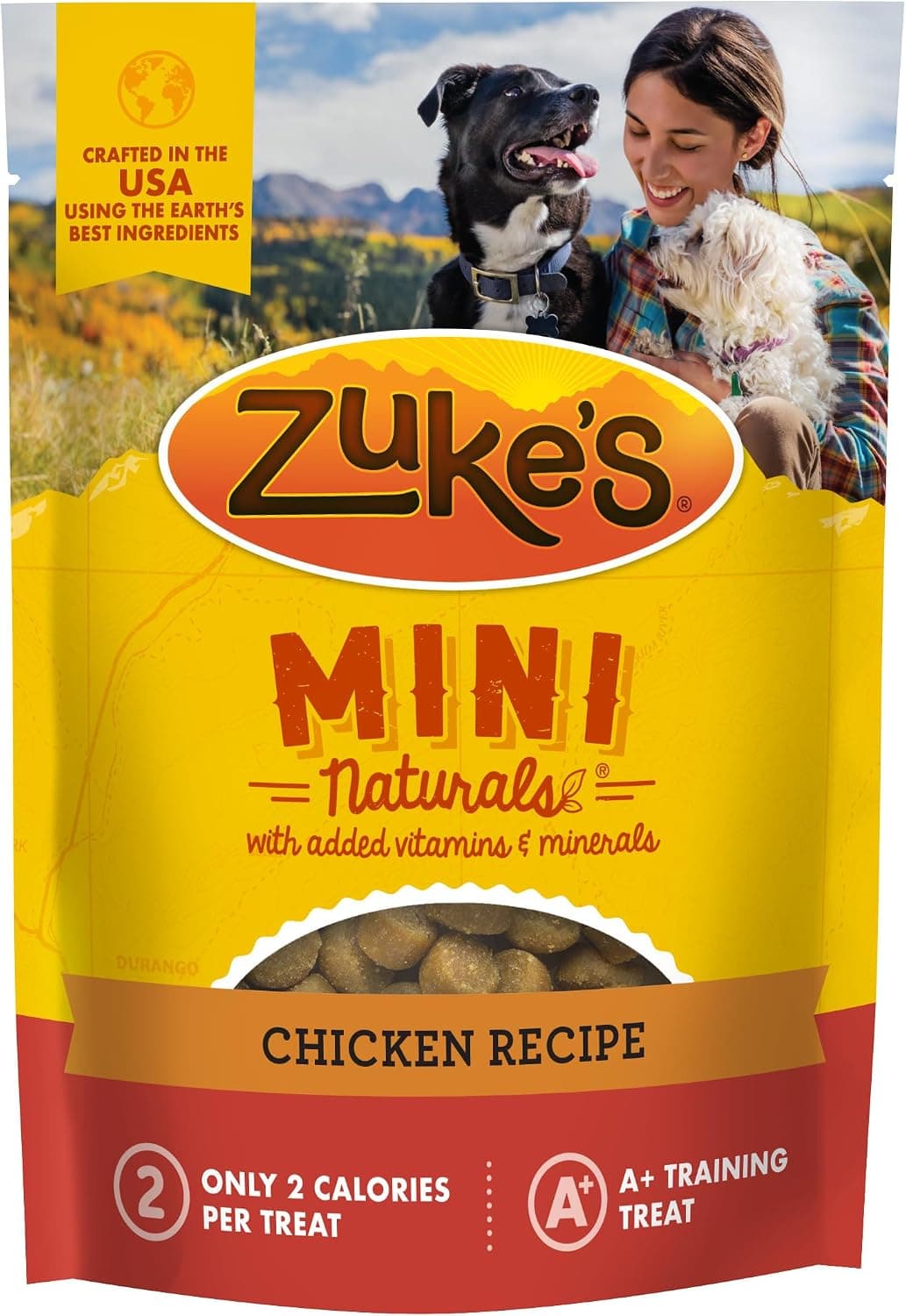 Zuke's Mini Naturals Dog Training Treats, Made with Real Chicken, 16 oz